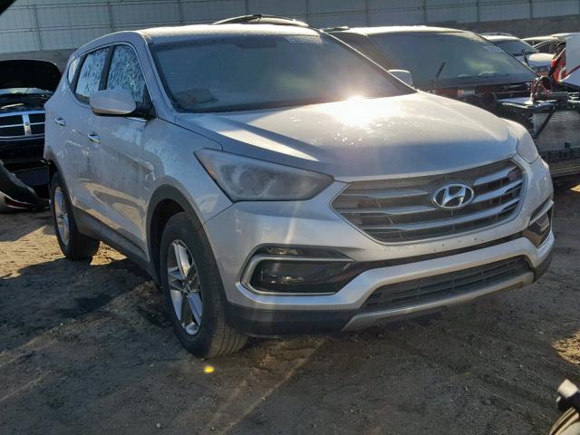 5XYZTDLB5HG440126 - 2017 HYUNDAI SANTA FE S SILVER photo 1