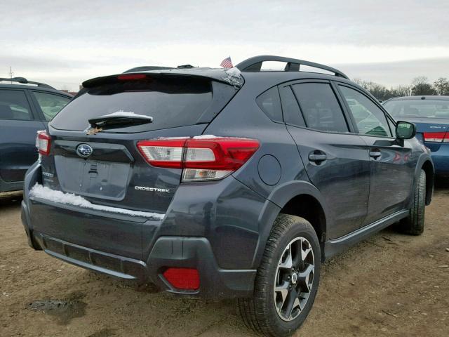 JF2GTACC7JH319868 - 2018 SUBARU CROSSTREK BLACK photo 4