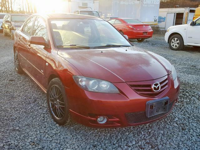 JM1BK324661535339 - 2006 MAZDA 3 S BURGUNDY photo 1