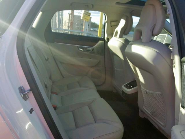 YV1A22ML2H1010771 - 2017 VOLVO S90 T6 WHITE photo 6