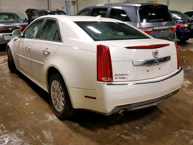 1G6DH5E52C0107196 - 2012 CADILLAC CTS LUXURY WHITE photo 3