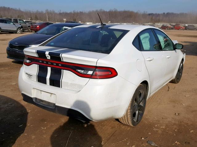 1C3CDFBB0GD608059 - 2016 DODGE DART SXT WHITE photo 4