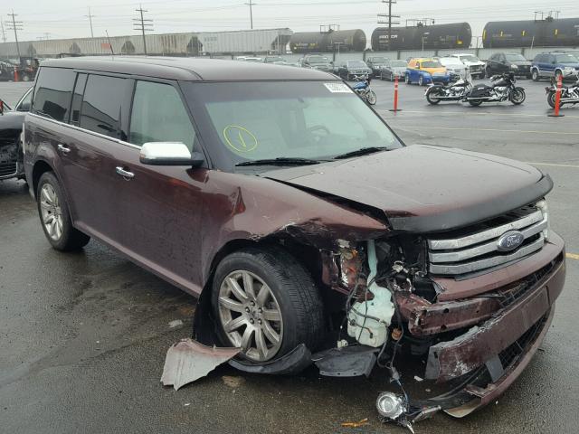 2FMHK6DC3ABA81835 - 2010 FORD FLEX LIMIT MAROON photo 1