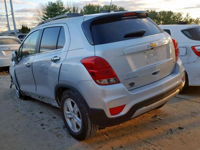 KL7CJPSB3HB169685 - 2017 CHEVROLET TRAX 1LT SILVER photo 3