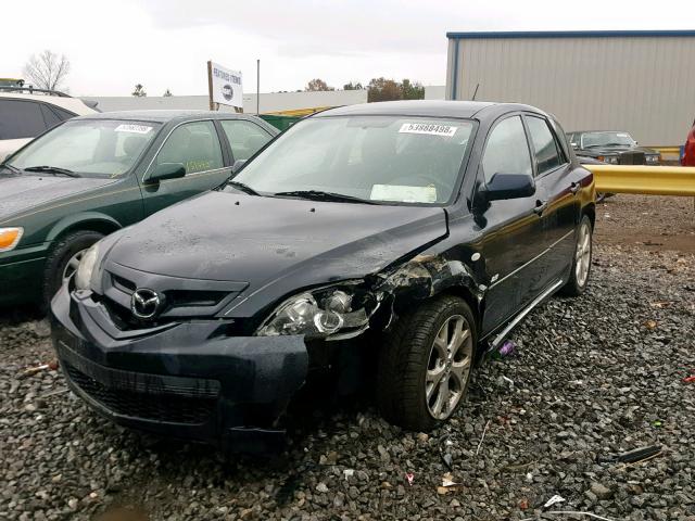 JM1BK343591227443 - 2009 MAZDA 3 S BLACK photo 2