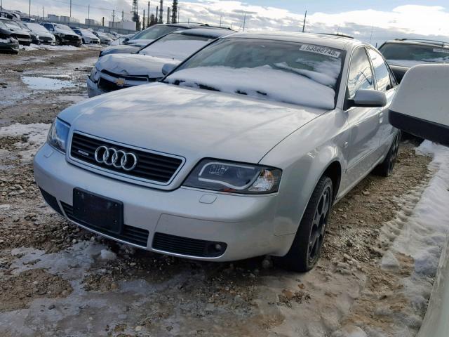 WAUED54B7YN016484 - 2000 AUDI A6 2.7T QU SILVER photo 2