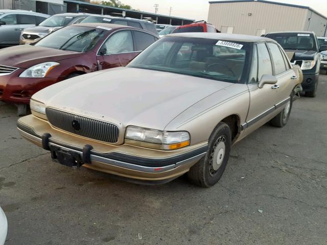 1G4HP53L7PH428706 - 1993 BUICK LESABRE CU GOLD photo 2