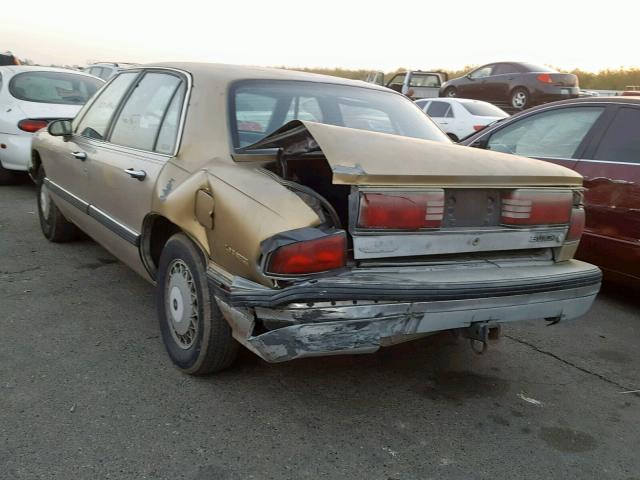 1G4HP53L7PH428706 - 1993 BUICK LESABRE CU GOLD photo 3