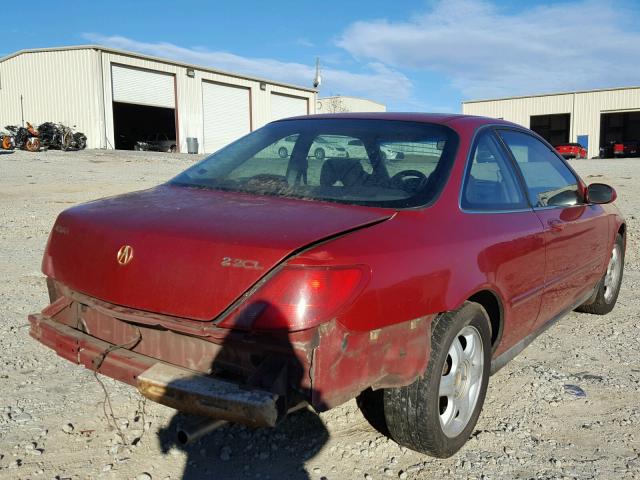 19UYA1253VL018918 - 1997 ACURA 2.2CL RED photo 4