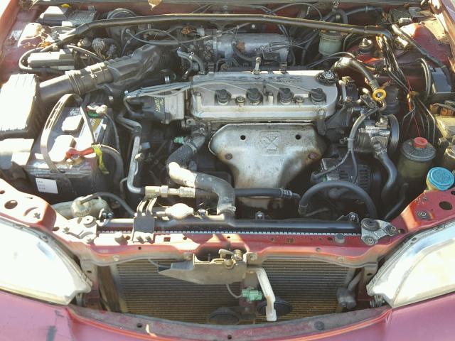 19UYA1253VL018918 - 1997 ACURA 2.2CL RED photo 7