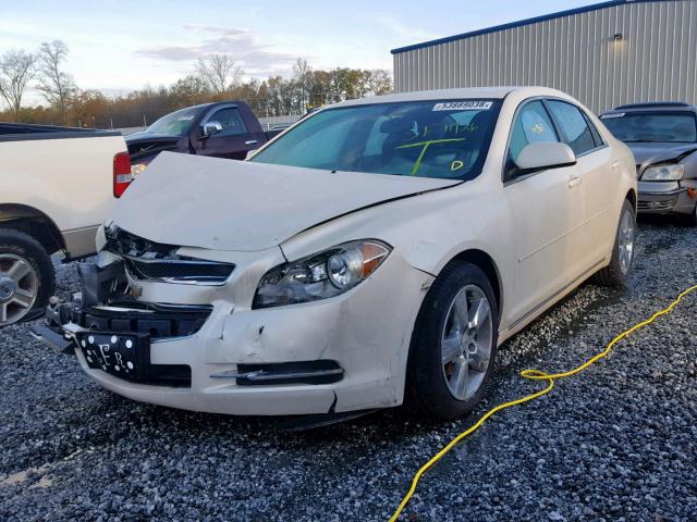 1G1ZC5E16BF281257 - 2011 CHEVROLET MALIBU 1LT WHITE photo 2