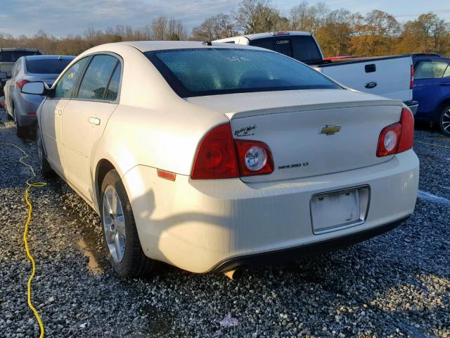 1G1ZC5E16BF281257 - 2011 CHEVROLET MALIBU 1LT WHITE photo 3