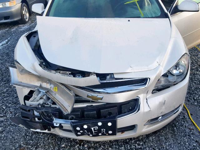 1G1ZC5E16BF281257 - 2011 CHEVROLET MALIBU 1LT WHITE photo 7