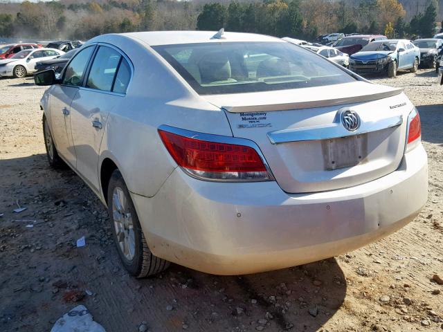 1G4GD5ER5CF293995 - 2012 BUICK LACROSSE P CREAM photo 3