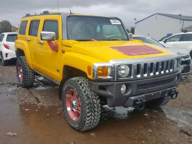 5GTDN13EX78115855 - 2007 HUMMER H3 YELLOW photo 1