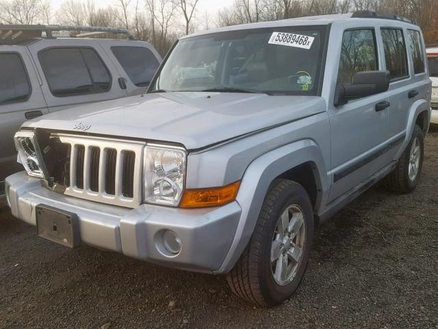 1J8HG48K96C131195 - 2006 JEEP COMMANDER Gümüş foto 2