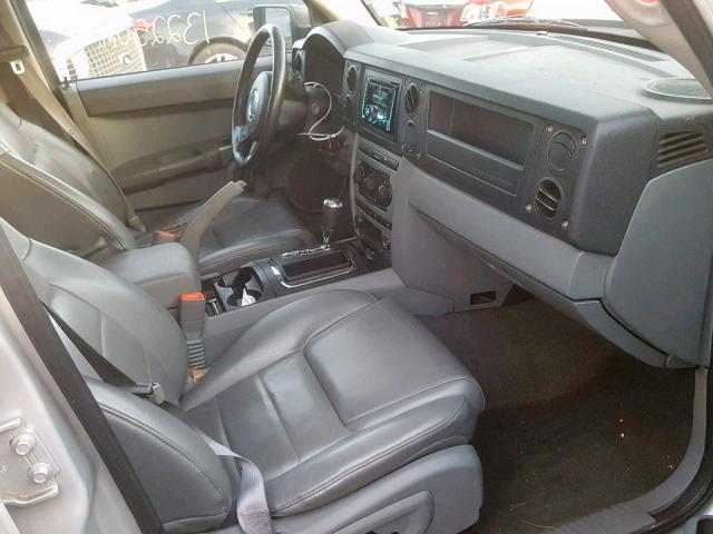 1J8HG48K96C131195 - 2006 JEEP COMMANDER Gümüş foto 5