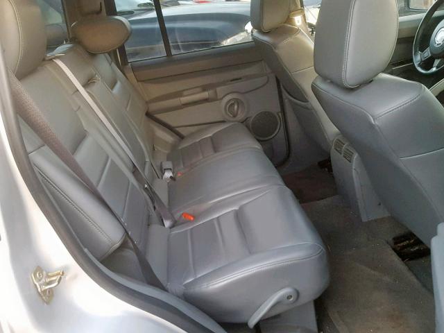 1J8HG48K96C131195 - 2006 JEEP COMMANDER Gümüş foto 6