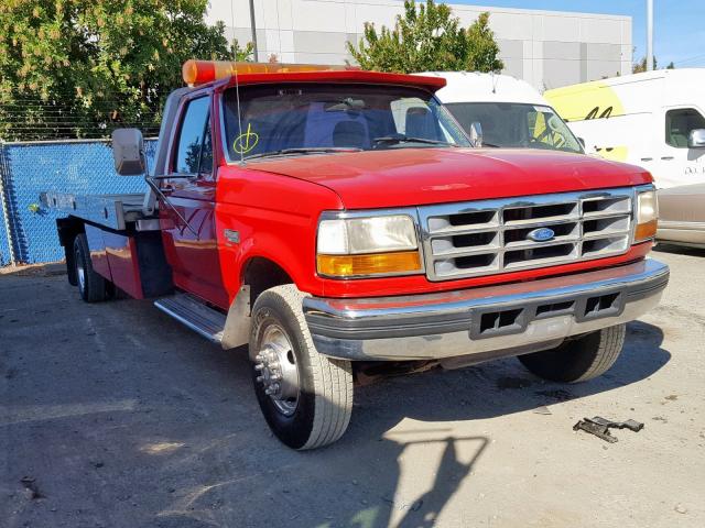 1FDLF47F8REA32509 - 1994 FORD F SUPER DU RED photo 1