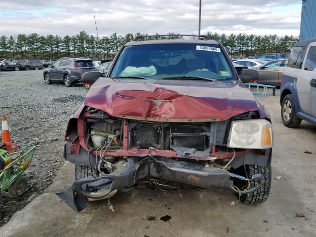 1GKDT13S632191111 - 2003 GMC ENVOY BURGUNDY photo 10