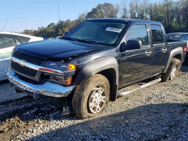 1GCDT136358224774 - 2005 CHEVROLET COLORADO BLACK photo 2