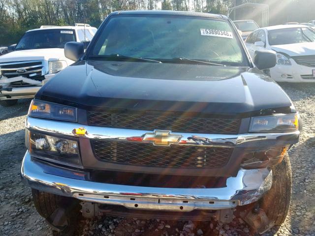 1GCDT136358224774 - 2005 CHEVROLET COLORADO BLACK photo 9