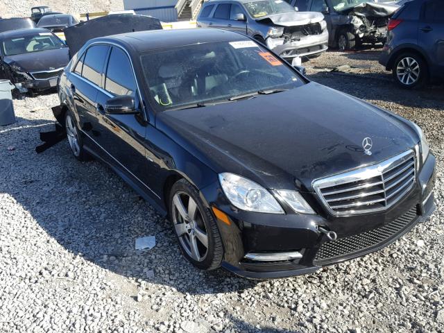 WDDHF5KB8CA588716 - 2012 MERCEDES-BENZ E 350 BLACK photo 1