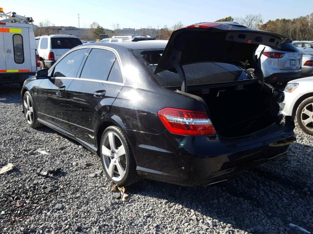 WDDHF5KB8CA588716 - 2012 MERCEDES-BENZ E 350 BLACK photo 3