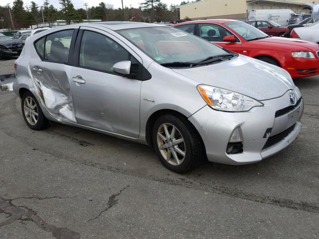 JTDKDTB31C1015661 - 2012 TOYOTA PRIUS C SILVER photo 1