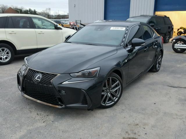 JTHCZ1D22J5015221 - 2018 LEXUS IS 350 BLACK photo 2