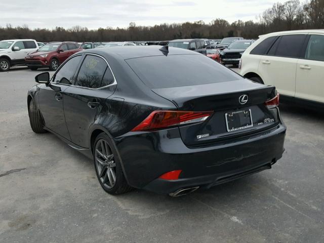 JTHCZ1D22J5015221 - 2018 LEXUS IS 350 BLACK photo 3