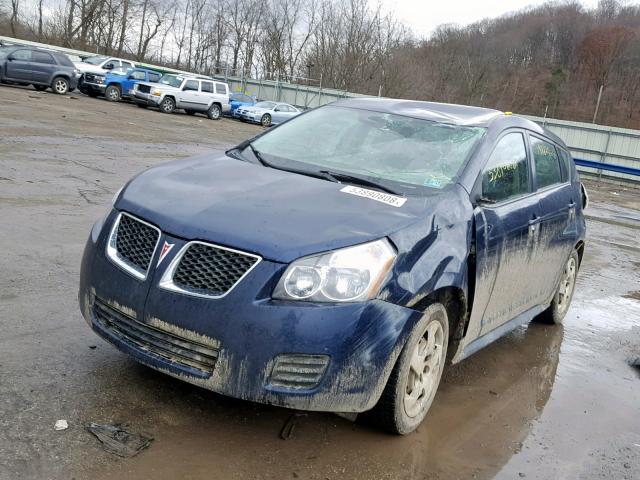 5Y2SL67829Z431320 - 2009 PONTIAC VIBE BLUE photo 2