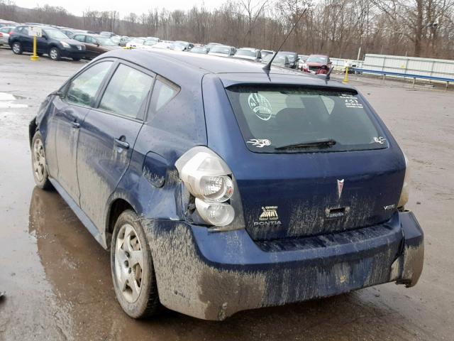 5Y2SL67829Z431320 - 2009 PONTIAC VIBE BLUE photo 3