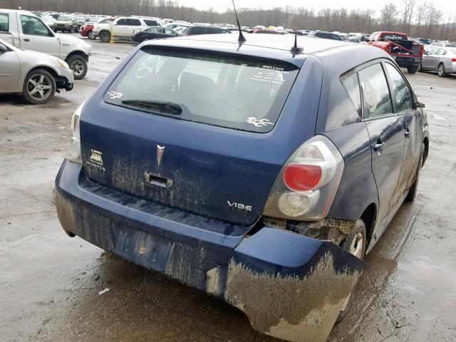 5Y2SL67829Z431320 - 2009 PONTIAC VIBE BLUE photo 4