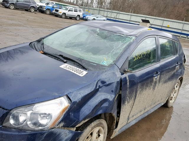 5Y2SL67829Z431320 - 2009 PONTIAC VIBE BLUE photo 9