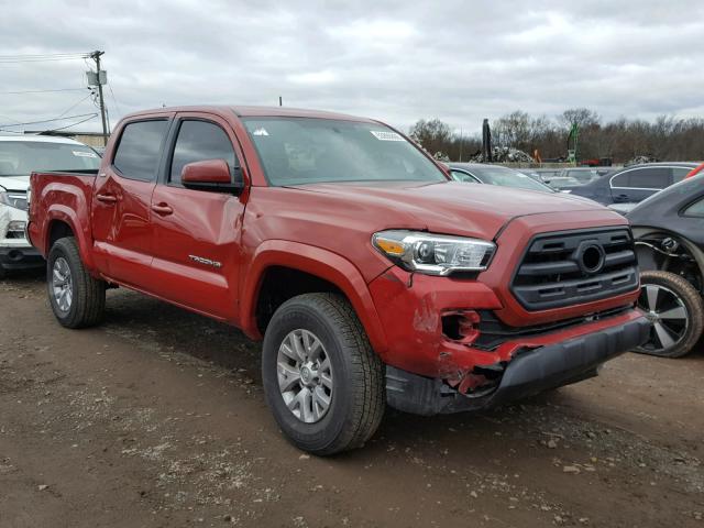3TMAZ5CN1JM059541 - 2018 TOYOTA TACOMA DOU RED photo 9