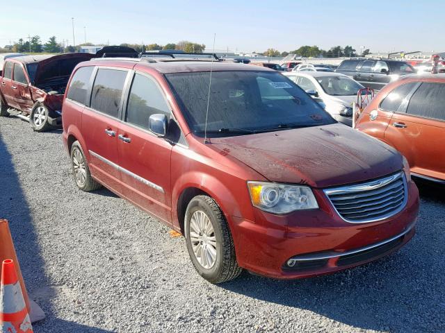 2C4RC1GG2CR134039 - 2012 CHRYSLER TOWN & COU RED photo 1