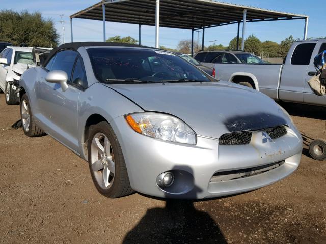 4A3AL25F38E040654 - 2008 MITSUBISHI ECLIPSE SP SILVER photo 1