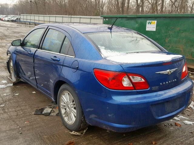 1C3LC56J28N300479 - 2008 CHRYSLER SEBRING TO BLUE photo 3