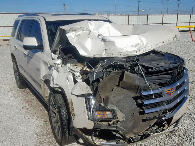 1GYS4NKJXFR607442 - 2015 CADILLAC ESCALADE P WHITE photo 1