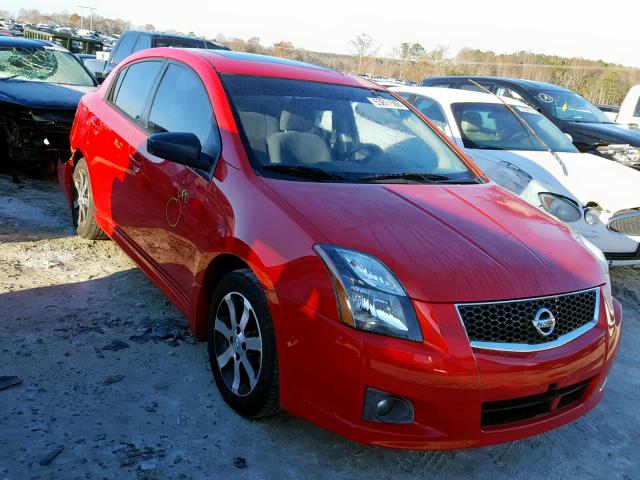 3N1AB6AP9CL690063 - 2012 NISSAN SENTRA 2.0 RED photo 1