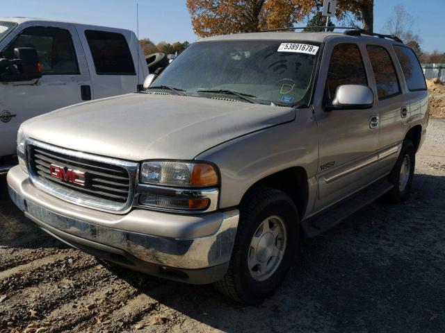 1GKEC13V74J120005 - 2004 GMC YUKON BEIGE photo 2