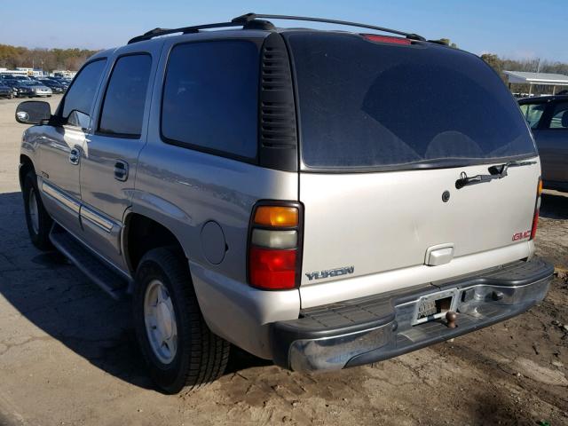 1GKEC13V74J120005 - 2004 GMC YUKON BEIGE photo 3