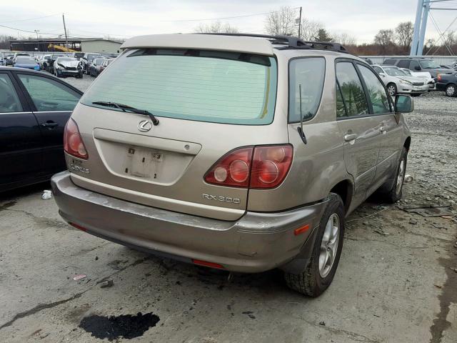 JT6HF10U9X0033123 - 1999 LEXUS RX 300 GOLD photo 4