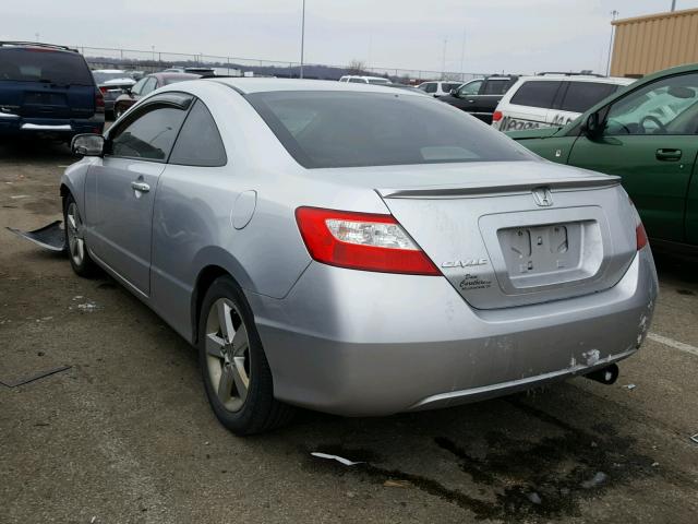 2HGFG11938H566526 - 2008 HONDA CIVIC EXL SILVER photo 3