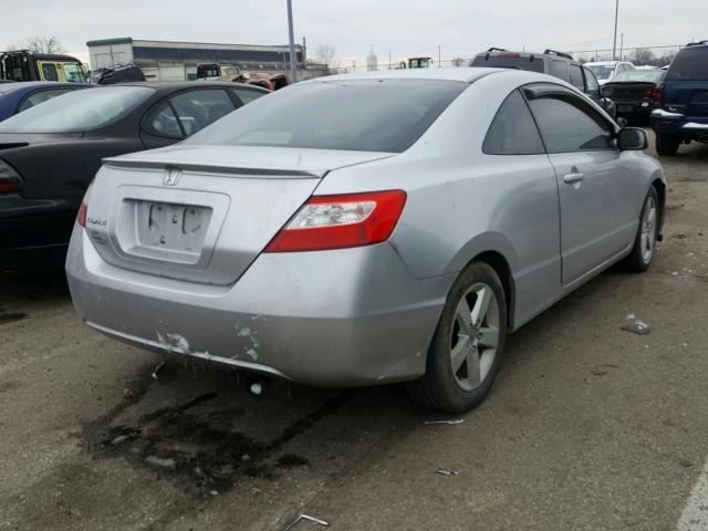 2HGFG11938H566526 - 2008 HONDA CIVIC EXL SILVER photo 4