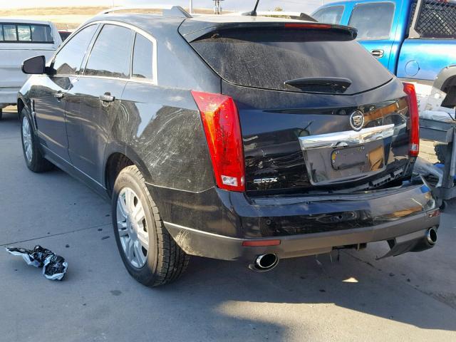 3GYFNAEYXAS628491 - 2010 CADILLAC SRX LUXURY BLACK photo 3