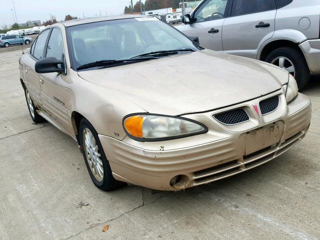 1G2NF52E31M594656 - 2001 PONTIAC GRAND AM S GOLD photo 1