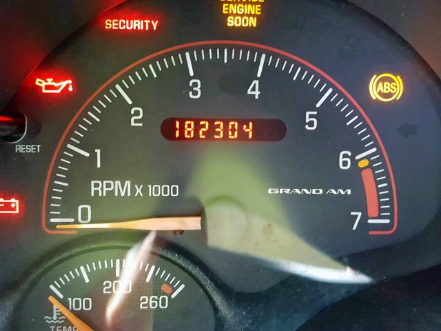 1G2NF52E31M594656 - 2001 PONTIAC GRAND AM S GOLD photo 8