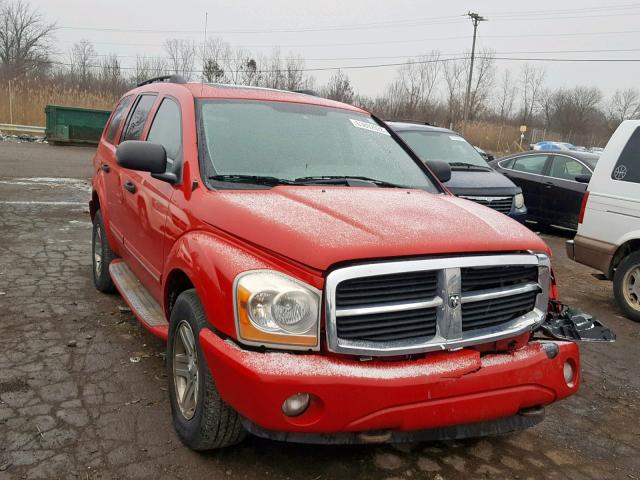 1D4HB58D15F521365 - 2005 DODGE DURANGO LI RED photo 1